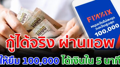 Photo of กู้ได้จริง สินเชื่อ “ฟินนิกซ์” ของไทยพาณิชย์ เริ่มที่ 5,000 เงินเข้าภายใน 5 นาที