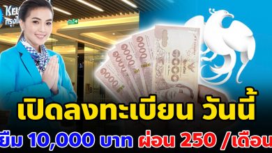 Photo of ไม่ต้องไปธนาคาร กรุงไทย Next ยืมเงินด่วน 10,000 บาท ชำระ 250 ต่อเดือน